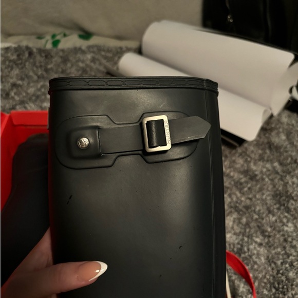 Women’s Original Tall Hunter Boots in Navy - Picture 4 of 12